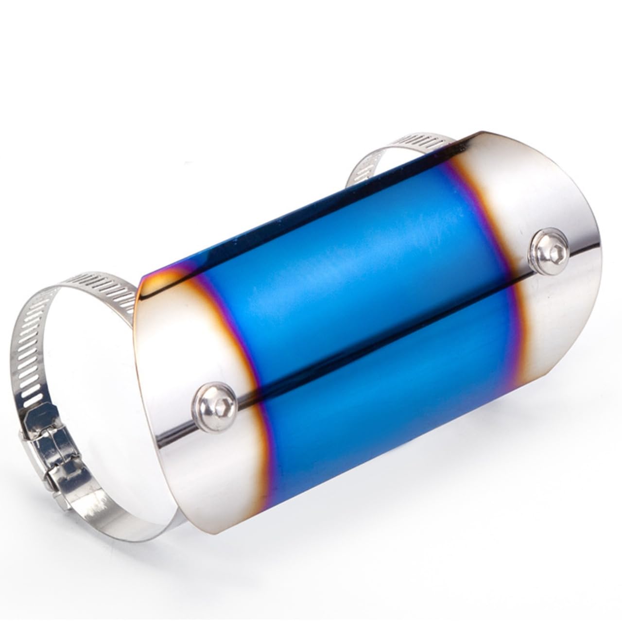 UME-STAR Muffler Guard Muffler Heat Guard Stainless Steel Muffler Cover синий