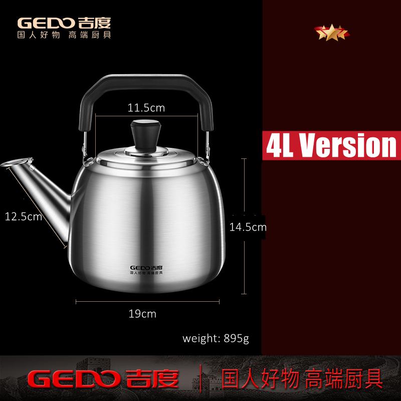 

LFGB Certification Pure 304 Stainless Steel Whistling Kettle Heat Proof Bakelite Handle Stovetop Kettle Family Kitchen Teakettle