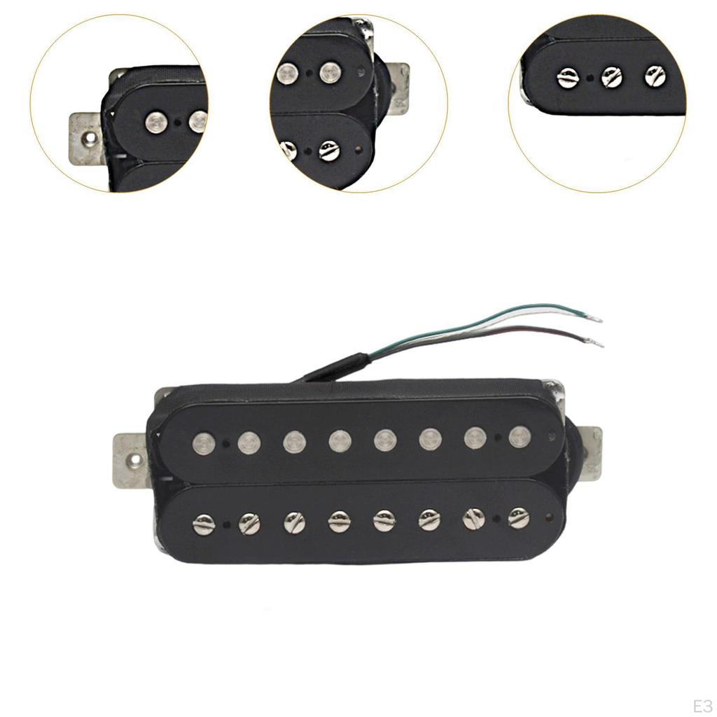 8 String Electric Guitar Humbucker Pickup Alnico 5 Bass Replacement Accessory