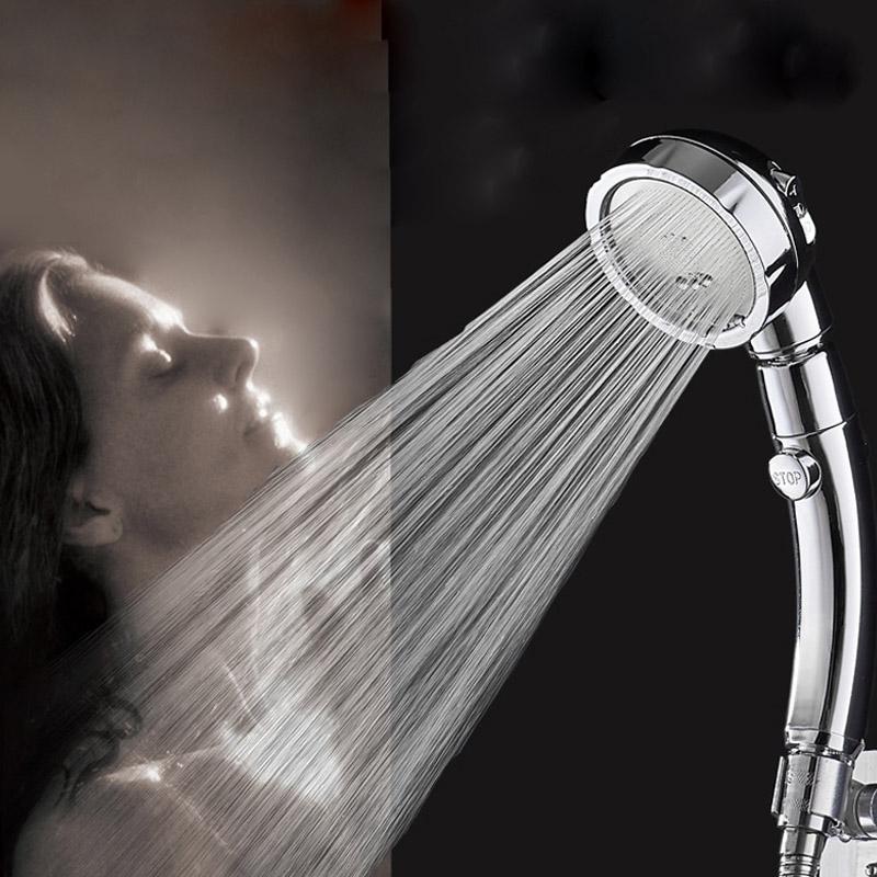 

Распылительная насадка для ванны, вращающаяся на 360 градусов, бытовая ручная душевая насадка высокого давления, 3 режима