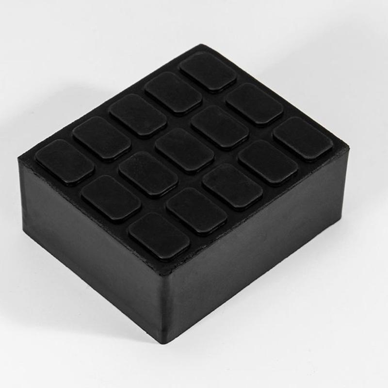 Premium Natural Rubber Cushion Block Stand Pad For Vehicle Lifts Strong Durability And Stable Support Maintenance Tool