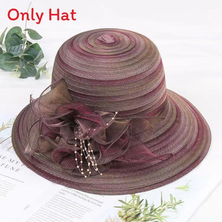 Summer Sun Protection Hat For Women With Large Brim Foldable Polyester Outdoor Shield