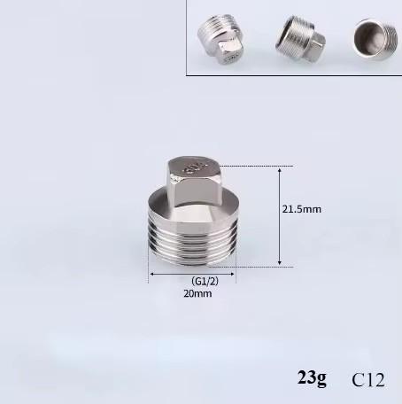 201/304 Stainless Steel 1/2", 3/4" BSP Threaded Plumbing Fittings (Reducing Elbow, Tee, Coupler, Butt Joint) - 1/2" BSP Male-Fem