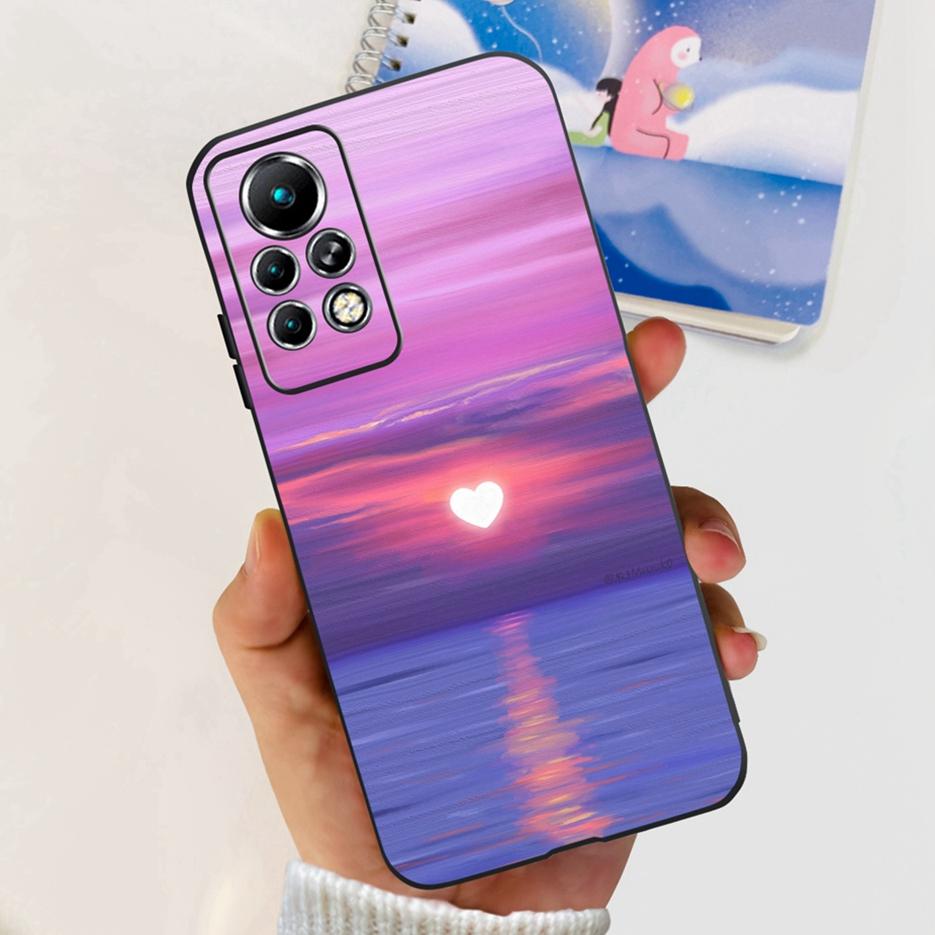 For Infinix Note 11 Pro Case X697 Cute Painted Back Cover Soft Silicone Phone Cases For Infinix Note 11 Note11 Pro Fundas Bumper