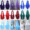 80cm Lange Wellenperücke in Lebhaften Farben Hochtemperaturfaser Ideal für Cosplay-Veranstaltungen