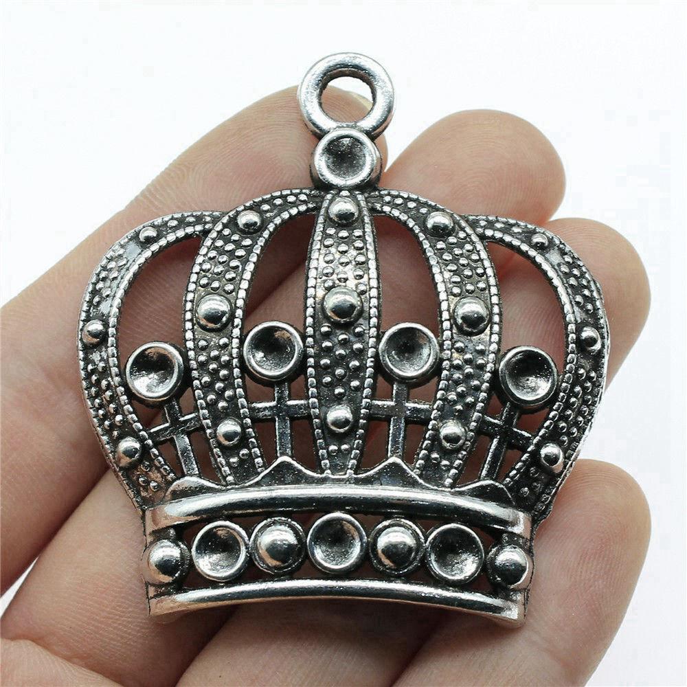 Charms Crown Pendants Minimalist Jewelry Components QC035