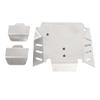 Protector de Chasis RC Anti Colisión Acero Inoxidable Placa Deslizante RC para Axial 1/10 RBX10 Ryft