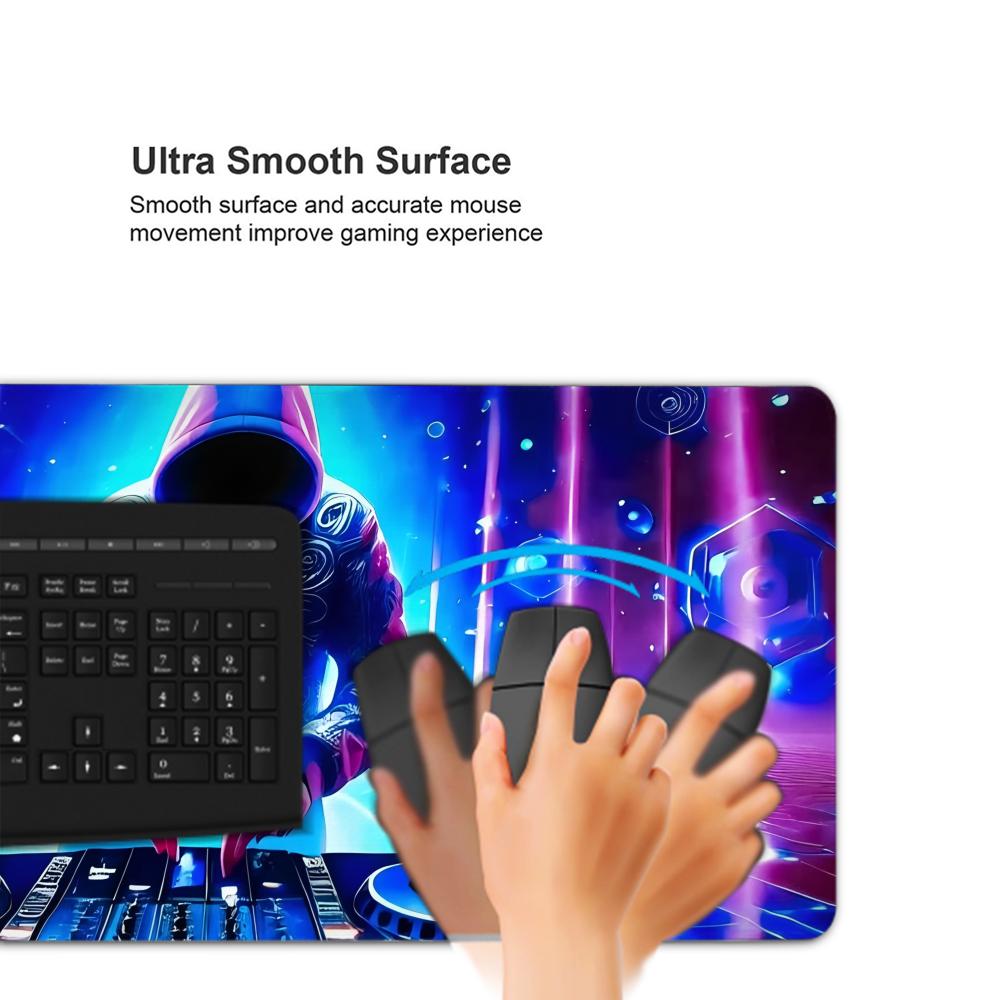 music dj Mouse Pad 500X1000 mm Large Gaming Mousepad Gamer XL Rubber Otaku Keyboard Pad Laptop Desk Mat