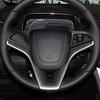 Car Steering Wheel Trim Cover Sticker for Chevrolet Cruze Sedan Hatchback 2009-2015 Steering Wheel Molding Car Styling Acc