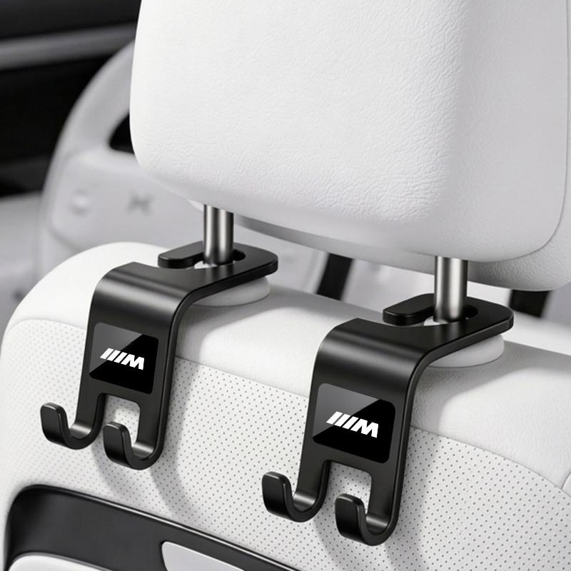 Car Hooks Heavy Duty Back Seat Hanger Organizer Accessories for BMW X1 X3 X4 X5 F15 X6 F16 G30 7 Series G11 F48 F39 520 Keychain fsdf08