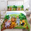 Cute Jungle Animal Casal All Season Duvet Cover Comforter Bedding Sets Soft Quilt Cover and Pillowcases SingleDoubleQueenKing