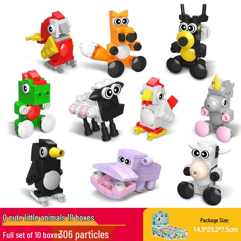 Xiaomingxing Bausteine - Kompatibel mit Lego, Pädagogisches Montagespielzeug mit kleinen Partikeln für Jungen