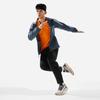 Li Ning Fitness Series Solid Color Comfortable Straight Leg Knitted Sports Pants Men Bottoms Black AKLU145-1