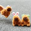 Animal Frog Headband Capybara Plush Keyring Pendant For Gift And Accessories