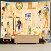 Yellow Ancient Egyptian Tapestry Wall Hanging Mysterious Abstract Tapiz Hippie Art Home Decor Background Cloth