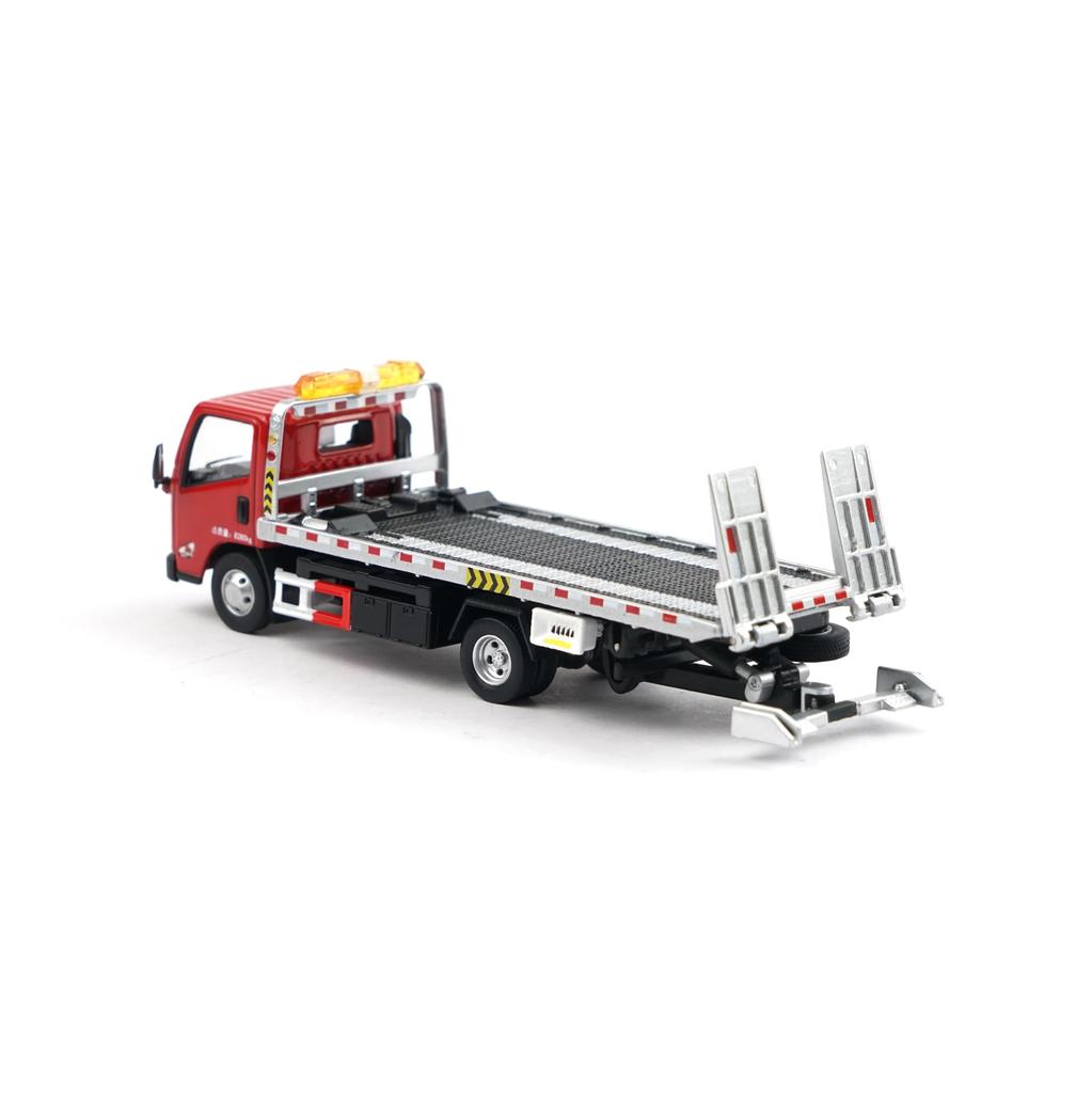 Genesis Company and XCARTOYS JMC Kairei Tow Truck Finished Model 1/64 2-Car - Red, Y24-08
