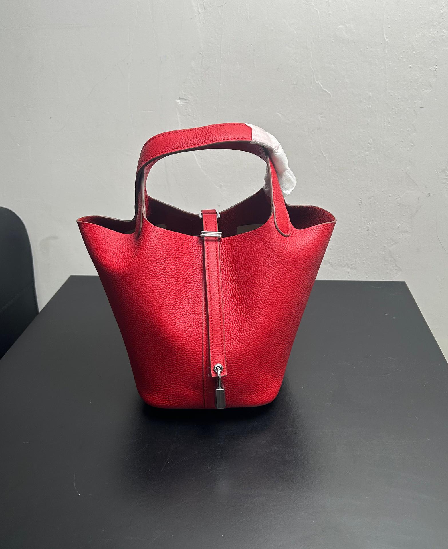 

Сумка-тоут из натуральной кожи личи нового стиля для женщин Small 18CM