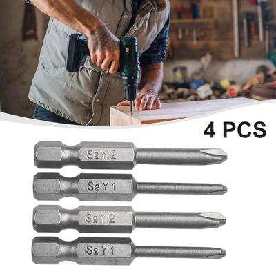50mm Screwdriver Bits Manual Electric Screwdriver Silver