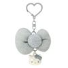 Sanrio Ribbon Keychain Love Hello Hello Kitty Silver 422274 (I Kitty)