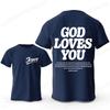 Men's Fashion Summer T-shirts Christian Jesus Creative Graphic Printed Tshirt Casual Sports Short Sleeve T-shirt Jesus Saves Top