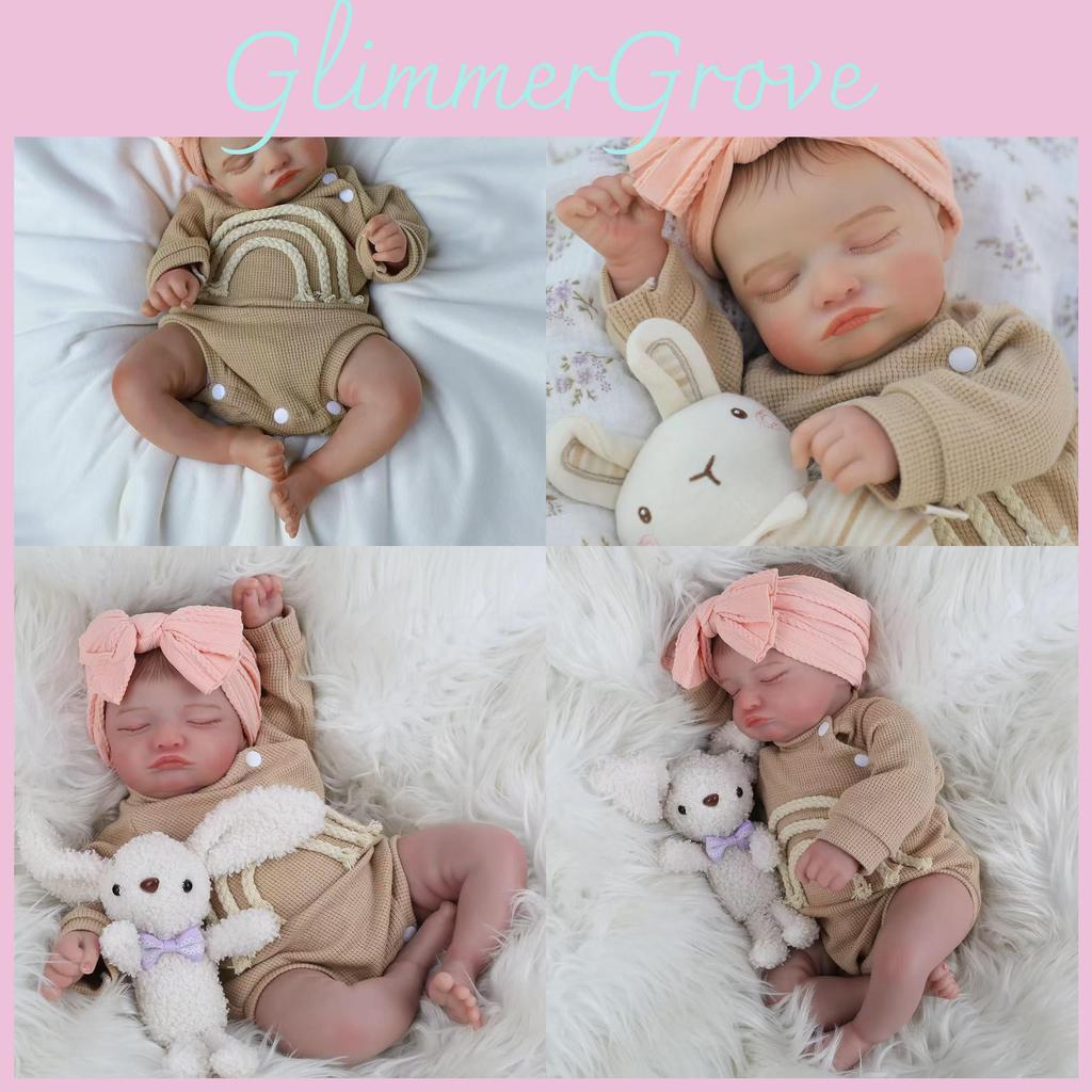 Reborn Silicone Doll Long Sleeve Khaki Costume Child Gift For Christmas