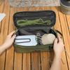Portable Multifunctional Camping Tableware Storage Bag, Outdoor Picnic Cookware Bowl Chopstick Organizer For Travel Camping Trip