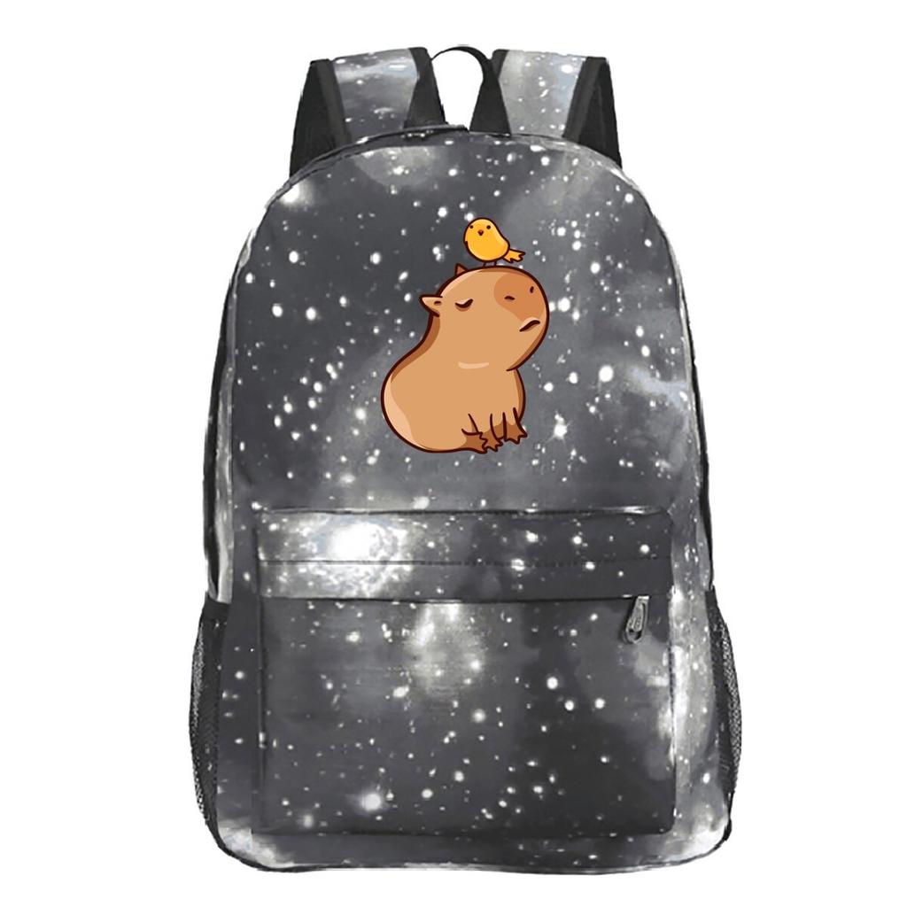 Süßer Rucksack mit Aufdruck von Peripheriegeräten Studentenschulranzen Freizeit-Reise-Rucksack mit großem Fassungsvermögen