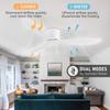 Remote-Control Ceiling Fan, No Light, 85-265V Wide Voltage