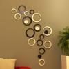 DIY 3D Circles Ring Wall Stickers Indoor Home Decoration Removable New