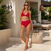 Tummy Control Bikini Bottoms High Waisted for Women, Swimming Retro Style Bottom Trunks, Flexible Fit Ruched Detailing Beach Shorts Swimwear