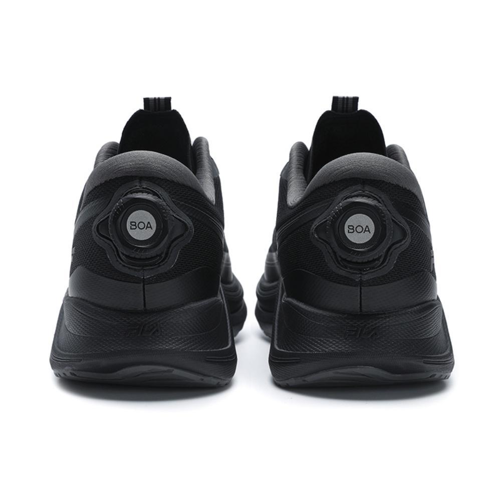 Fila Boa Cheetah 2 Fashion Casual Versatile Sports Breathable Fabric Low-Top Running Shoes Men Sneaker Black A12M521101FBC