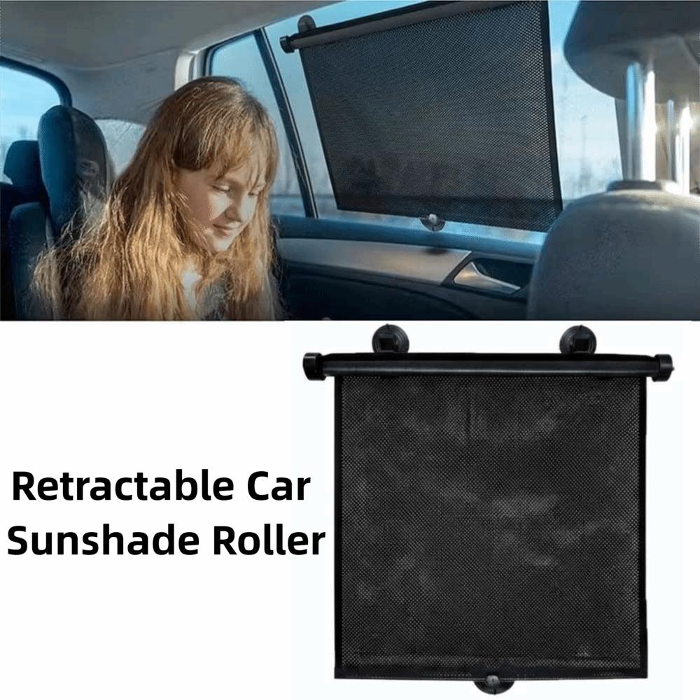 Universal UV Blocking Window Visor Glare Reduction Sturdy Retractable Sunshade  Side Window