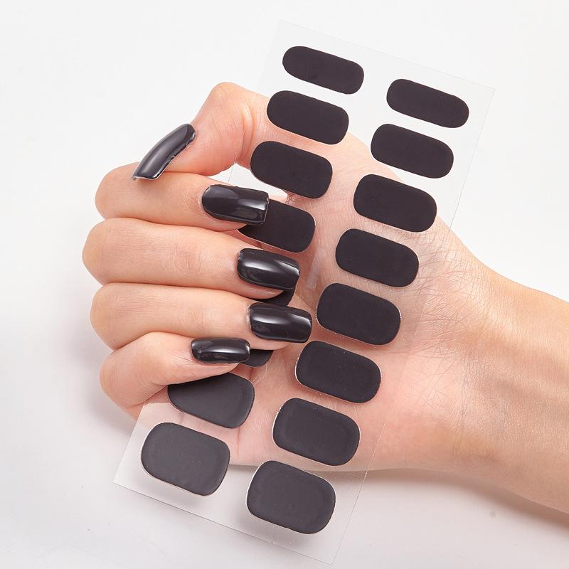 2026 New No Glue Gel Nail Stickers Waterproof Matte Press On Nails for Women