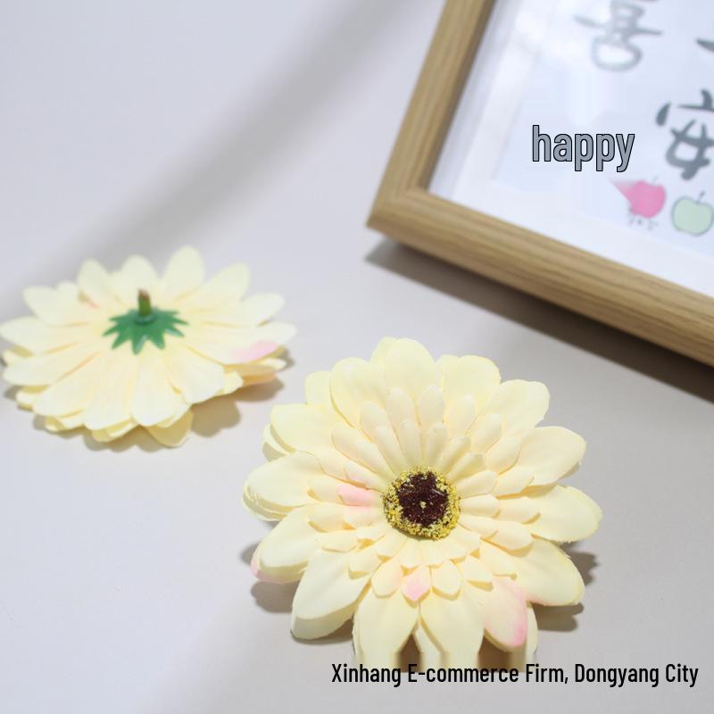Decorative African Daisy & Persian Chrysanthemum Hair Accessories & DIY Flower Arrangement Props