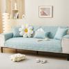 Cotton Sofa Cushion Four Seasons Universal Non-Slip Cotton Korean Pastoral Cushion Cover Cloth Sofa Cover Slipcover