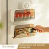 Toilet Storage Box Wall Mounted Cotton Pad Storage Boxes Dustproof Bathroom Organizer Makeup Lipstick Adhesive Jewelry Holder