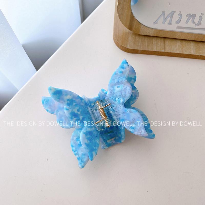 Handcrafted Acetate Material Butterfly Hair Clip For Stylish Updos And Casual Looks