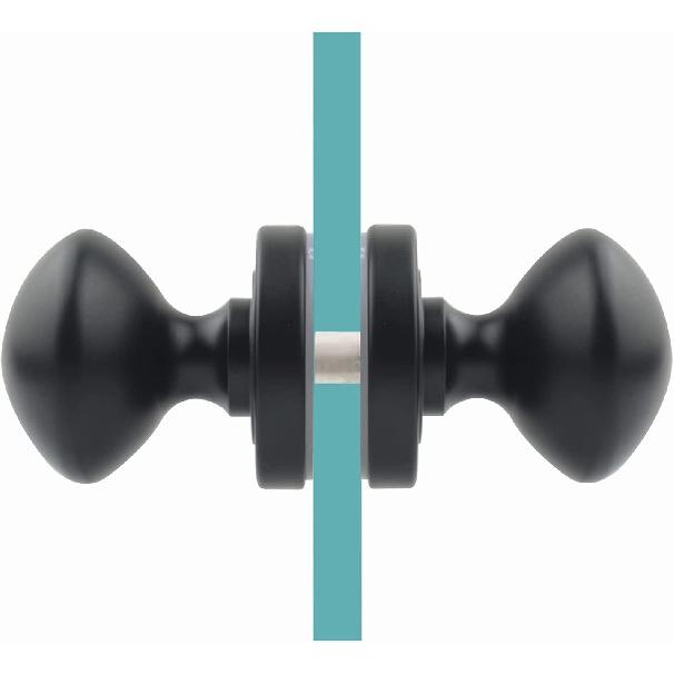 

Ручки для душевой двери, Ручка-пуллер для стеклянной двери, 2 шт., Черные ручки из алюминиевого сплава для раздвижной двери амбарного типа|Современная ручка-кноб для душевой двери с одним отверстием|Интерьерная душевая SingleSide чёрный