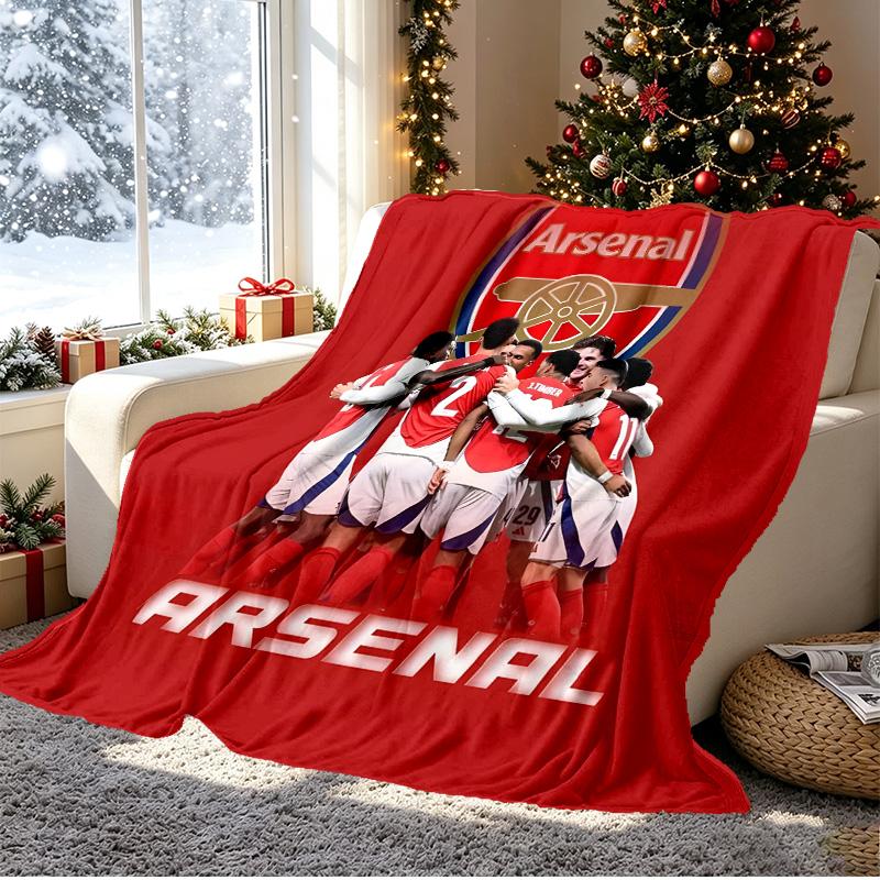 Football team.C Pattern Blanket for Home Decoration, Bed, Sofa, Car Travel, Camping, Suitable for All Seasons, Birthday Christmas Gift