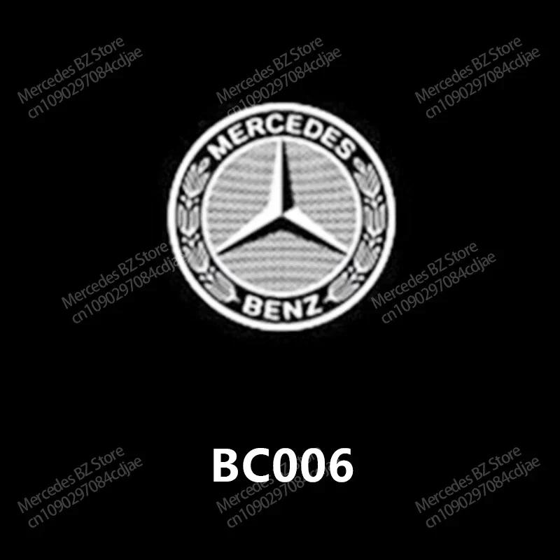 2/4P Car Door Lamp Projector Welcome Step Up Puddle Light For Mercedes Benz W166 GLE C167 B E A C Class W205 W176 W213 GLC X253 WE1