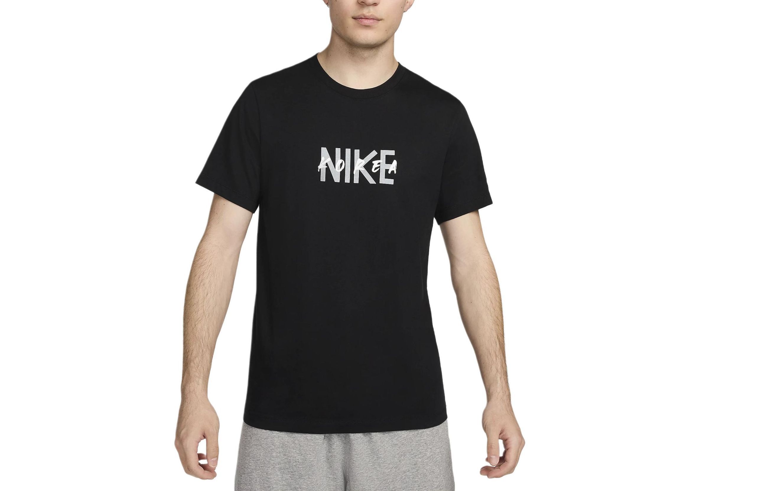Nike T Shirt Men s Black/Light Smoke Gray HQ3297-010 XXL