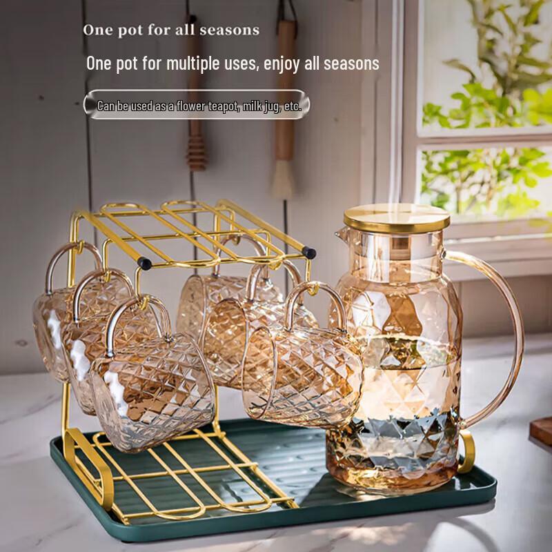 High-Quality Glass Water Pitcher Set