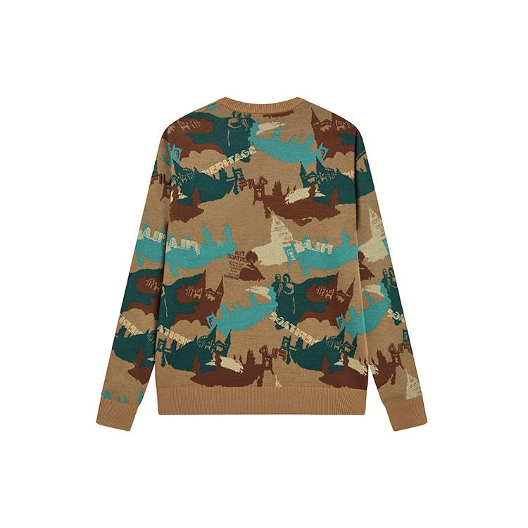 

New FILA Sweaters Men s All Over Print F11M248404F-ZA XXL