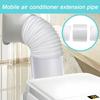 Portable Air Conditioner Exhaust Hose Coupler Air Conditioner Hose Adapter Mobile 5.1in 5.9in Pipe Joint for Commercial Space