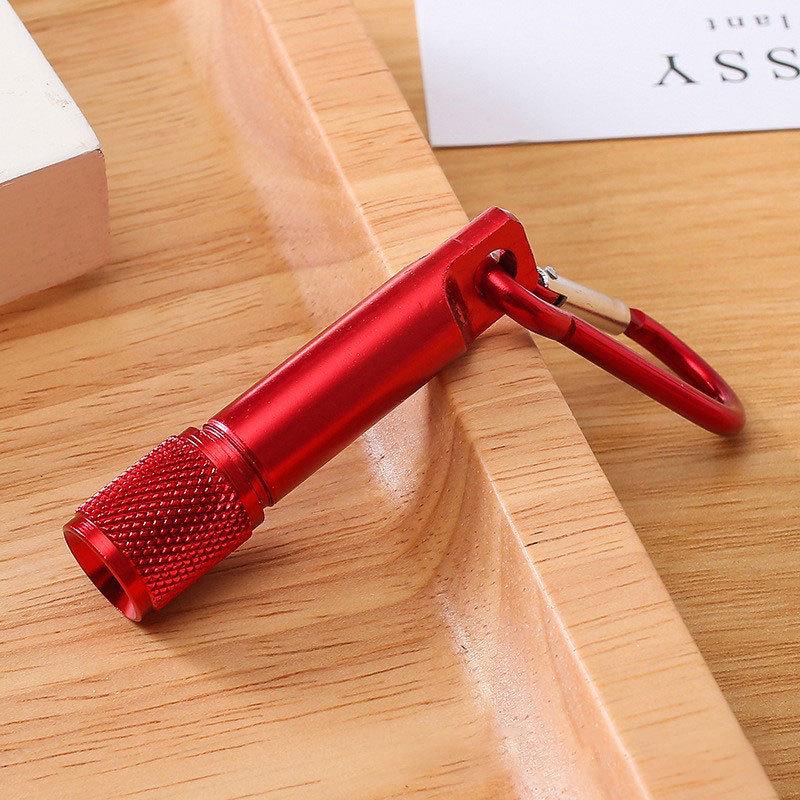 Mini LED High-Power Flashlight with Colombia Logo and Carabiner - Aluminum Alloy Gift Toy