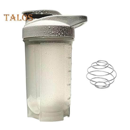 Protein-Shaker-Becher mit Mixerball, 500 ml, Weithals-Shaker zum einfachen Mischen, tragbare Molkeprotein-Shaker-Flasche für Sport, Reisen und Camping