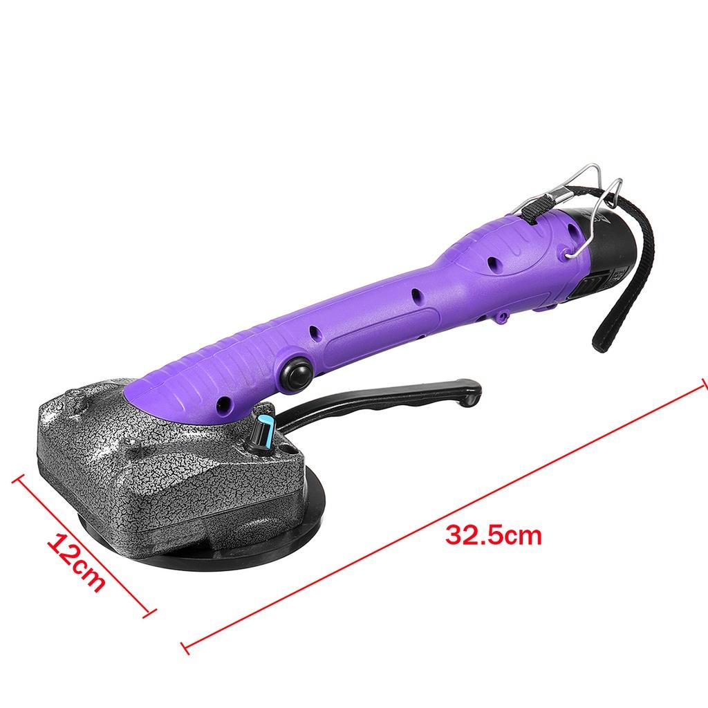 12V 1000W Tiling Tiles Machine Tile Vibrator Suction Cup Adjustable Protable Automatic Floor Vibrator Leveling Tool+Battery