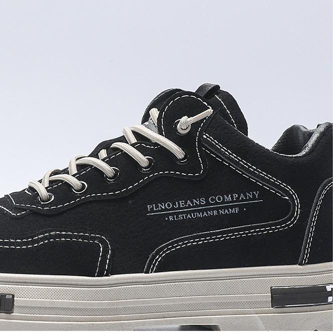 Men's Shoes 2024 Spring New Breathable Work Clothes Shoes Men's Trend Versatile Anti Slip Sports Casual Board Shoes Work Shoes