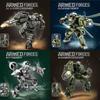 Military Tanks Combat Aircraft Mecha Figures Assemble Building Blocks Puzzle Toys Gifts For Boys And Girls