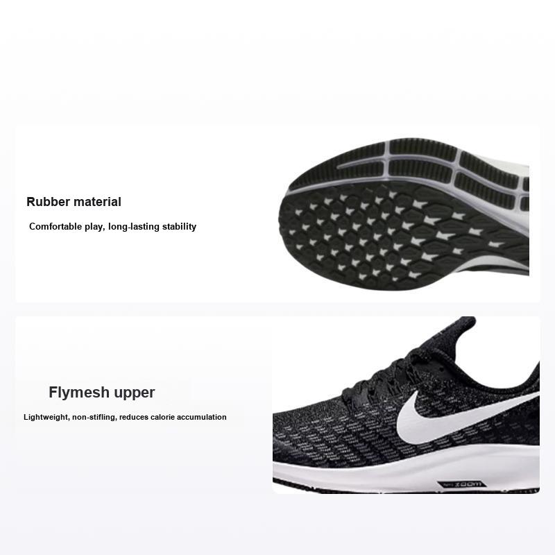 Nike Scarpe da Ginnastica Air Zoom Pegasus 35 GS Nere Bambino Bianco Gunsmoke Grigio Petrolio AH3482-001